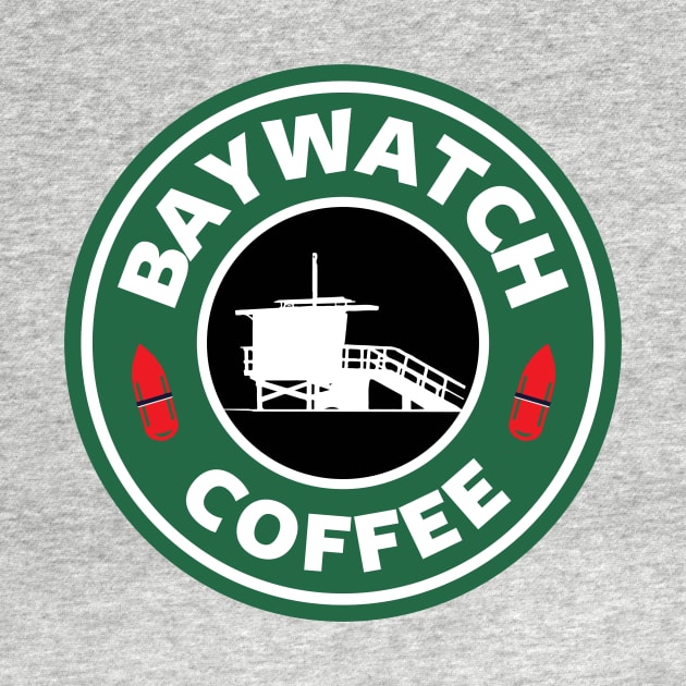 Baywatch Coffee Starbucks Logo by Rebus28